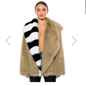 OVERSIZE FAUX FUR - New